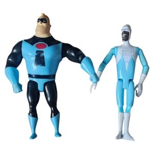 Disney Pixar Mr Incredible & Frozone Figure Lot Mattel